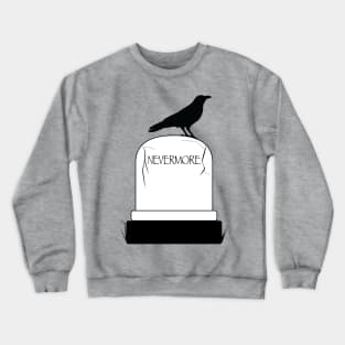 Nevermore: Poe Raven and Grave Crewneck Sweatshirt